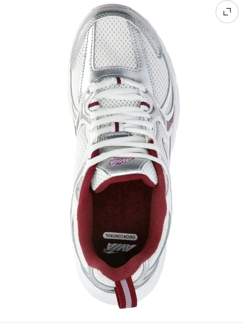 AVIA 5000 Performance Athletic Trainer Sneakers- In Plum              WIDE WIDTH